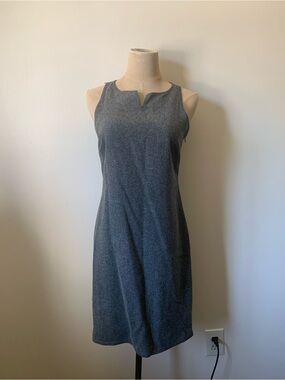 American Eagle Outfitters Charcoal Gray Sleeveless Wool Blend Dress
